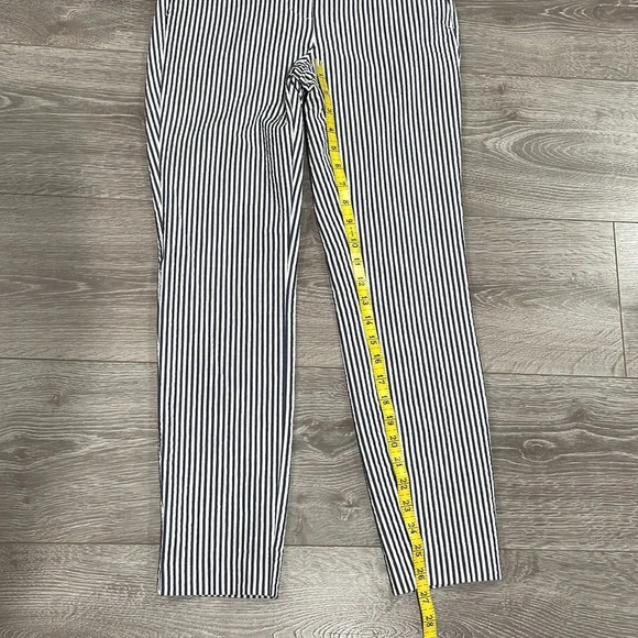 NWOT Zara Seersucker Striped Slim Trouser Pants XS - Picture 11 of 16